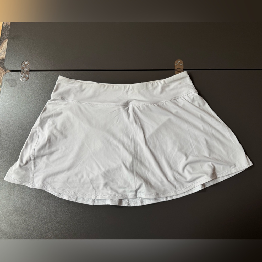 White Athletic Skort